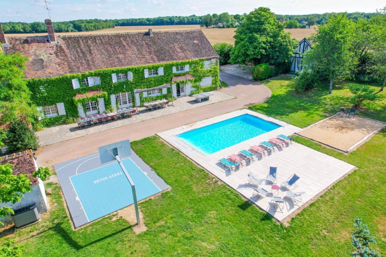Crazy Villa Etisseaux 45 - Heated Pool - Volley Court - 1H30 Paris - 45P Saint-Maurice-sur-Aveyron Екстер'єр фото