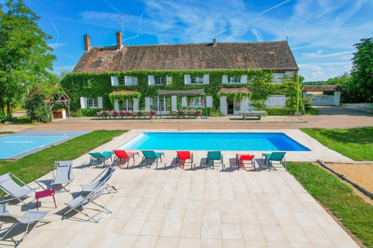 Crazy Villa Etisseaux 45 - Heated Pool - Volley Court - 1H30 Paris - 45P Saint-Maurice-sur-Aveyron Екстер'єр фото