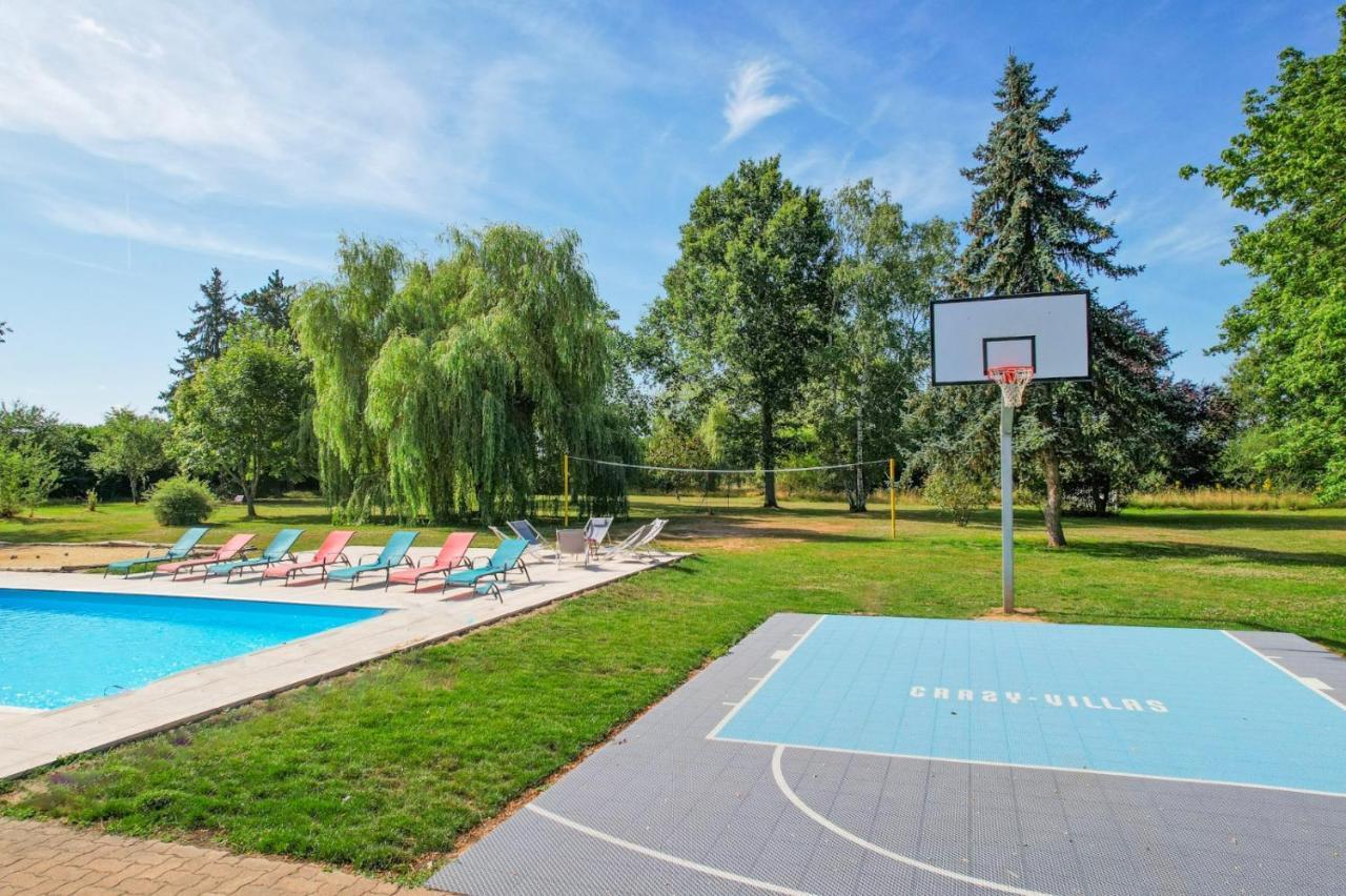 Crazy Villa Etisseaux 45 - Heated Pool - Volley Court - 1H30 Paris - 45P Saint-Maurice-sur-Aveyron Екстер'єр фото